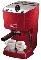 Gaggia New Espresso Color Red
